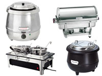 Chafing Dish + Suppentöpfe