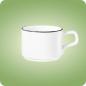 Preview: GOOD MOOD Black Line Kaffeetasse Ø 18,0 L Seltmann Weiden 001.755604