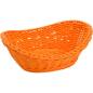 Preview: Korb "Coolorista" oval 23,5 x 18 cm orange