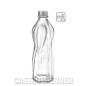 Preview: Aqua Flasche mit Metallschraubverschluss 100cl, Bormioli