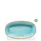 Preview: Aura Aqua, Gourmet Platte oval 24 x 14 cm