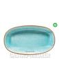 Preview: Aura Aqua, Gourmet Platte oval 34 x 19 cm