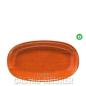 Preview: Aura Terracotta, Gourmet Platte oval 24 x 14 cm