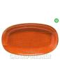 Preview: Aura Terracotta, Gourmet Platte oval 34 x 19 cm