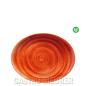 Preview: Aura Terracotta, Moove Platte oval 31 x 24 cm