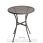 Preview: Bolero Bistrotisch rund 60 cm, Stahl, grau