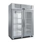 Preview: Marecos Excel line Edelstahl 1400 L GN 2/1 Kühlschrank Glastür 221.012