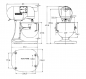 Preview: Hobart N50 Universalküchenmaschine 5 Liter