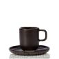 Preview: Rockzzero Ober- und Untertasse Set 0,09 l , One Metallic Brown