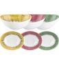 Preview: Schüssel Bowl oval 12 cm Seltmann Weiden M5306 MODERN LIFE Batik 001.774422 001.774440 001.774458 Kurkuma Hibiskus Matcha