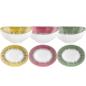 Preview: Schüssel Bowl oval 9 cm Seltmann Weiden M5307 MODERN LIFE Batik 001.774421 001.774439 001.774457 Kurkuma Hibiskus Matcha