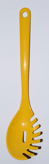 WACA Spaghettilöffel 310 mm, gelb -RESTPOSTEN-
