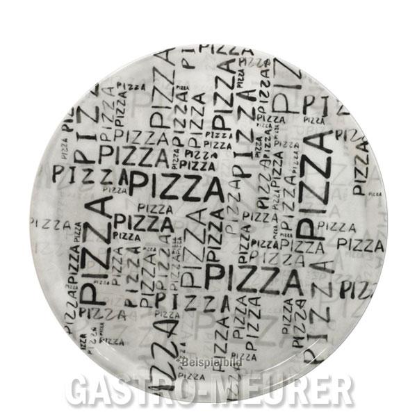 Napoli White+Black, Dekor Pizzateller 33 cm Saturnia