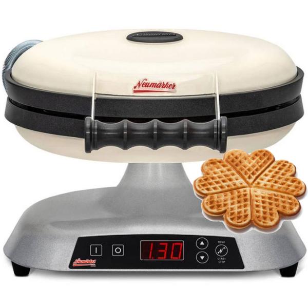 Neumärker Retro-Waffeleisen Galaxia® Mars Metallic Red, versandkostenfrei