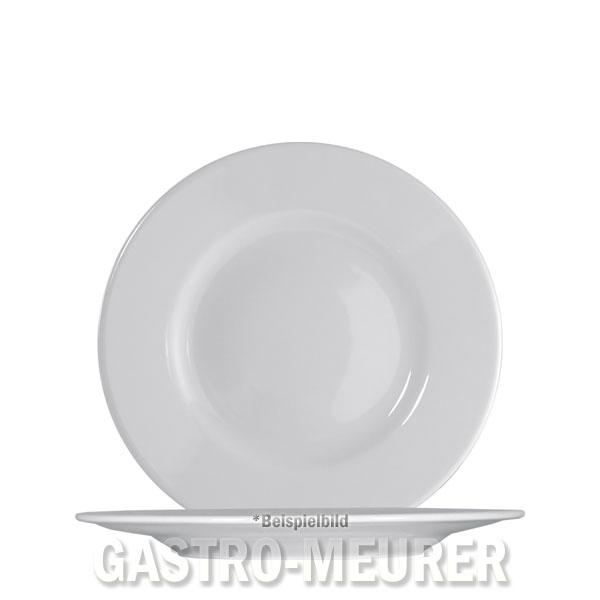 Ischia White, Teller flach 21 cm Saturnia