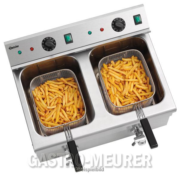 Bartscher Induktions-Doppel Fritteuse 2x8L Plus