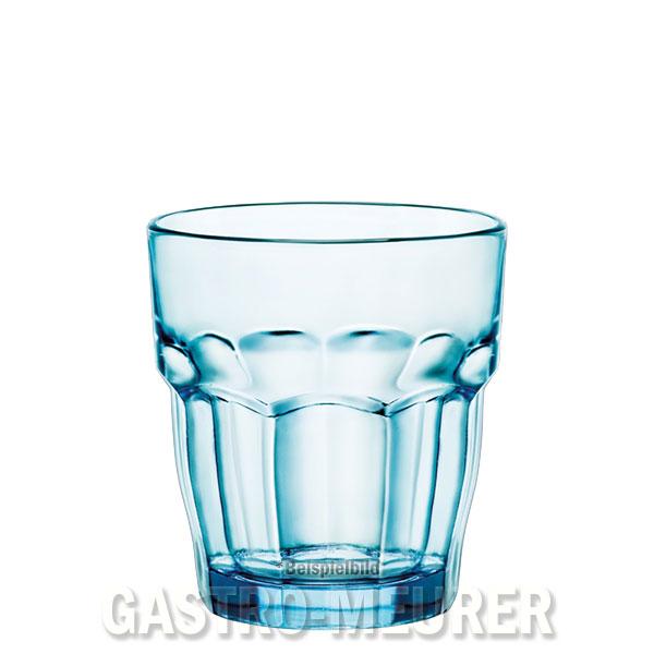 Rock Bar Lounge Ice Rocks Tumbler 27 cl, blau, stapelbar, Bormioli