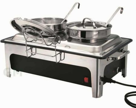 Bartscher Elektro-Suppen-Chafing Dish m. 2 x 4 Liter, versandkostenfrei