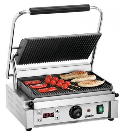 Bartscher Elektro-Kontaktgrill "Panini" 1RDIG, versandkostenfrei