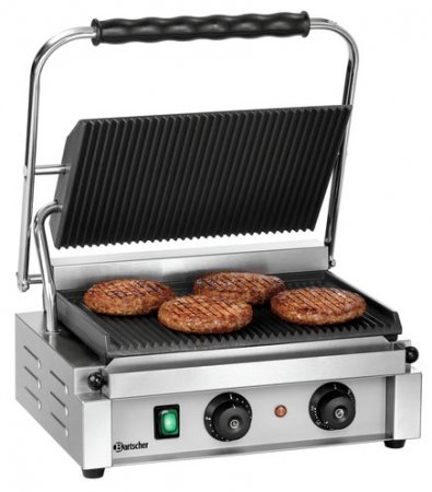 Bartscher Elektro-Kontaktgrill "Panini-T" 1R, versandkostenfrei