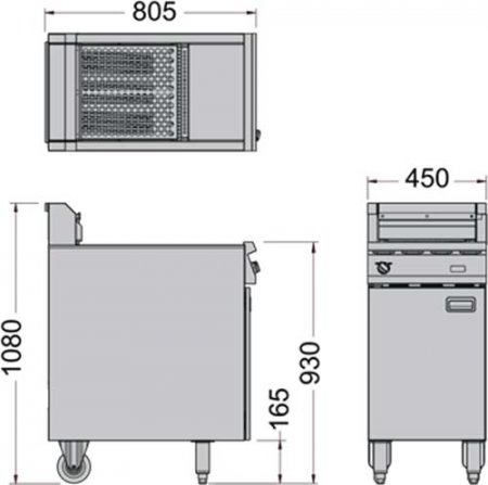 Roband 29 l Standfriteuse AF812R