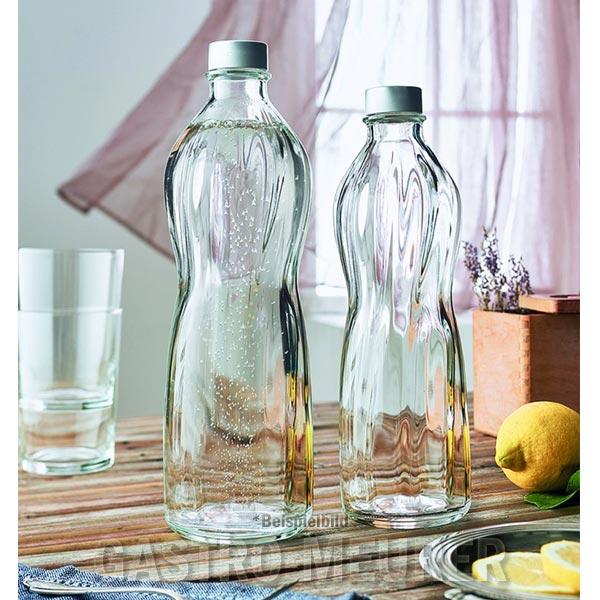 Aqua Flasche mit Metallschraubverschluss 75cl, Bormioli