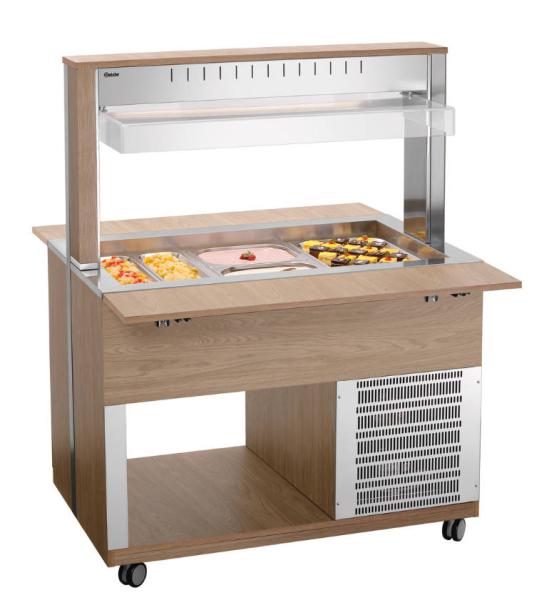 Bartscher Buffet- u. Salatwagen 3 x GN 1/1, versandkostenfrei