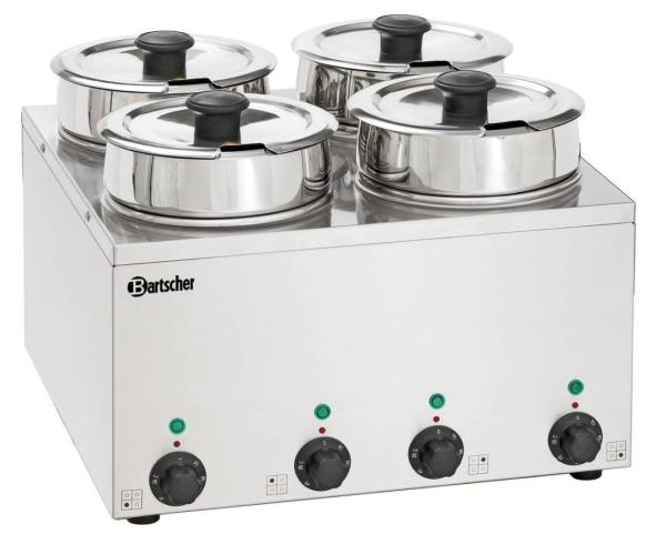 Bartscher Bain-Marie Hot Pot 4 x 3,5 Liter, versandkostenfrei