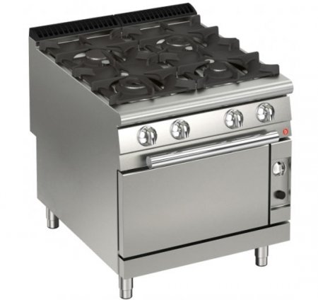 AFG 4 Flammen-Gasherd mit Gas-Backofen 37,7 kW Standgerät, Queen 900, versandkostenfrei