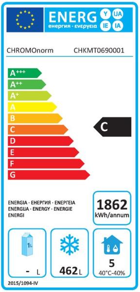 CHROMOnorm NOVA - Tiefkühlschrank BR 690 GN 2/1