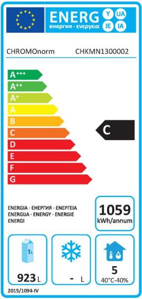 CHROMOnorm NOVA - Kühlschrank BR 1300 GN 2/1