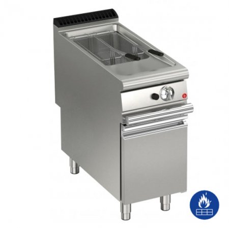 AFG Friteuse Gas 15L Standgerät, Queen 900, versandkostenfrei