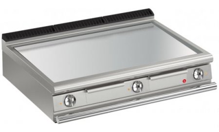 AFG Elektro-Grill+Bratplatte 10,8 kW glatt chrom Tischgerät Queen 700, versandkostenfrei