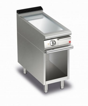 AFG E-Grillplatte 5,4 kW glatt chrom Standgerät Queen 700, versandkostenfrei