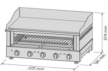 Roband Griddle Toaster GT700