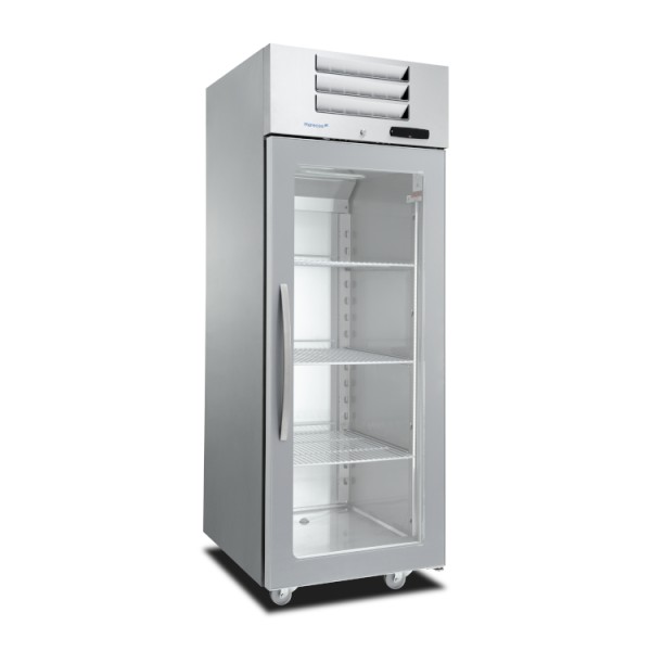 Marecos Excel line Edelstahl 700 L GN 2/1 Kühlschrank Glastür 221.002