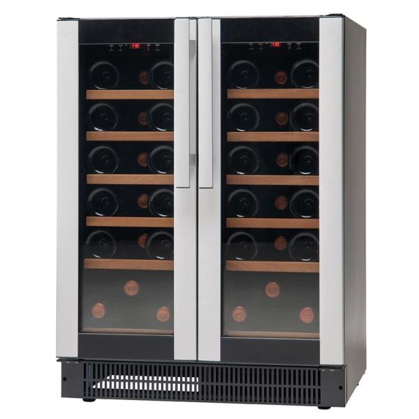 NordCap Weinkühlschrank W38 Compact 2x19 Flaschen 477800038