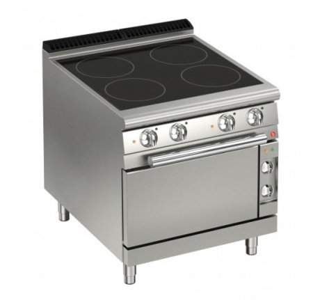 AFG Ceran-Herd 4 Zonen mit E-Backofen, Queen 700, versandkostenfrei