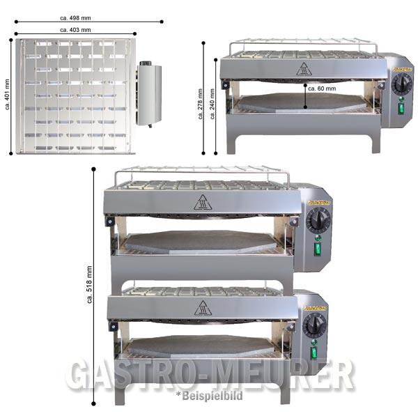 Lölsberg QuickPizz Pizzaofen 1-etagig QP-340