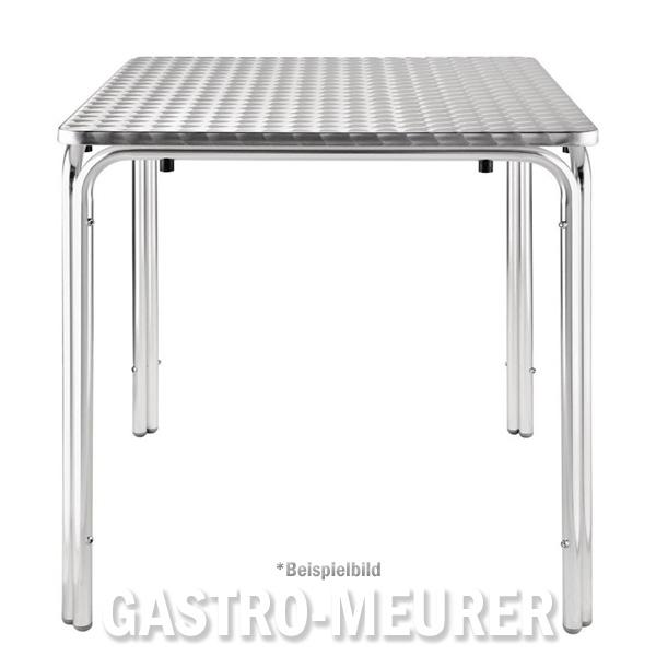 Bolero Bistrotisch Quadratisch 70 cm, Aluminium