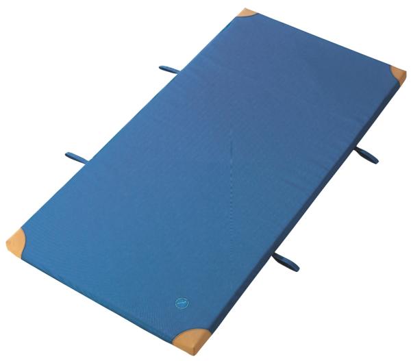 Turn- und Sportmatte 150x100x6 cm VB80 mit Lederecken und mit Trageschlaufen, versandkostenfrei