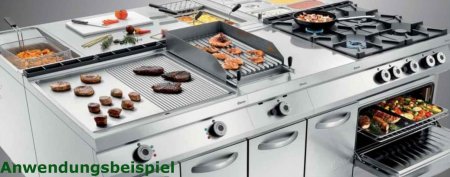 Bartscher Gas-Griddleplatte glatt Serie 900