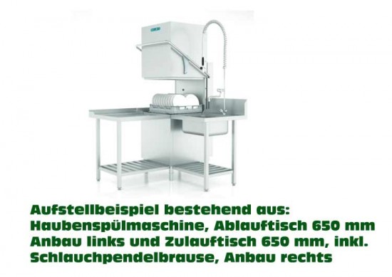 Ackermann H 540E Klima Plus Haubenspülmaschine m. eingebautem Enthärter