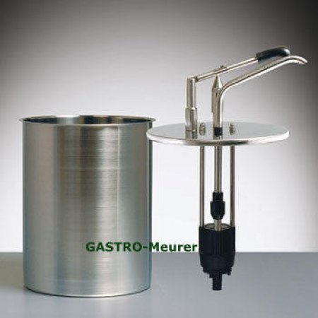 Gastroback Hebel-Dosierspender CRS-DU-4 m. 4 Liter Edelstahlbehälter