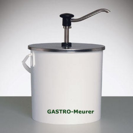 Gastroback Druckknopf-Dosierspender EBK-3 m. 3 Liter Eimer