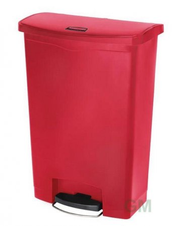 Rubbermaid Tretabfalleimer 90 l fahrbar rot