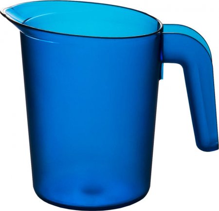 Saftkanne 0,5 l BPA-frei blau-frosted