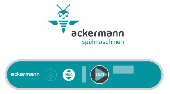 Ackermann U 630-1E Geschirr- u. Gerätespülmaschine m. eingebautem Enthärter