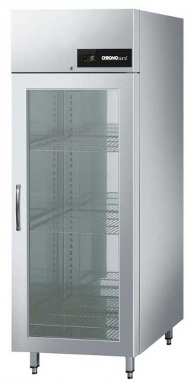 CHROMOnorm NOVA - Tiefkühlschrank BR 690 GN 2/1 Glastür, versandkostenfrei