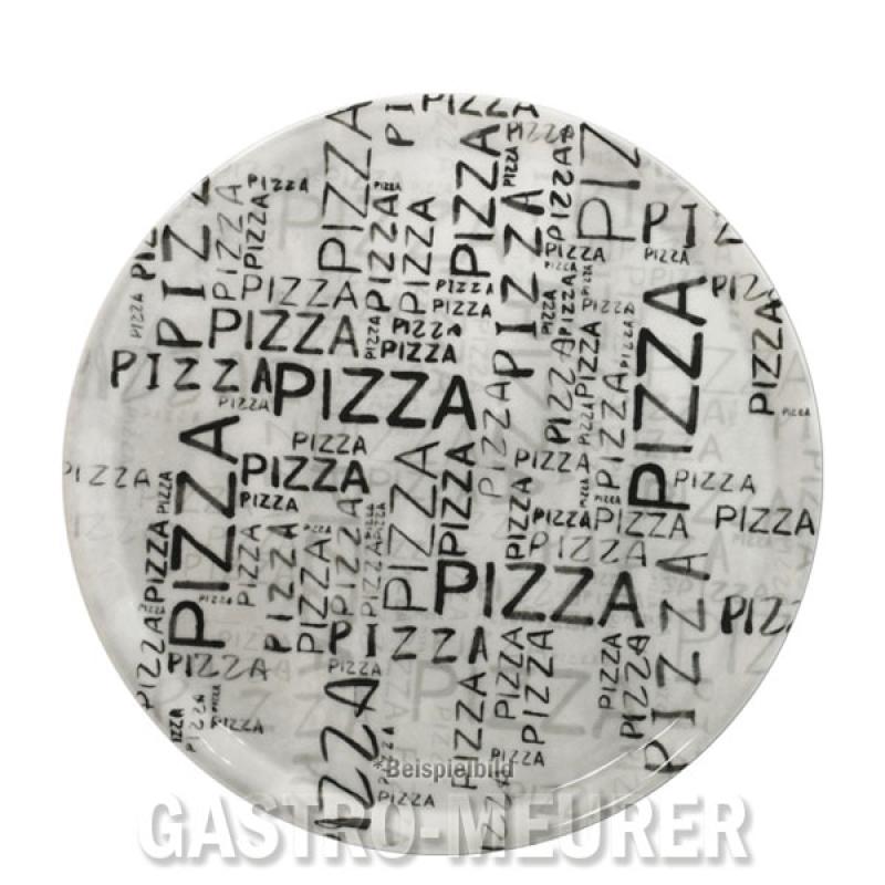 Napoli White+Black, Dekor Pizzateller 33 cm Saturnia